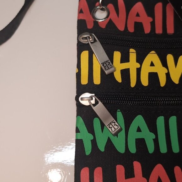 NEW Robin Ruth Hawaii Crossbody Bag Colorful Print Travel Pouch Purse Souvenir - Picture 3 of 9